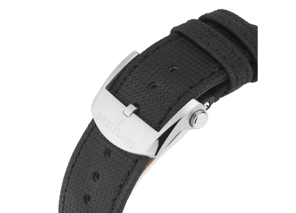 BRT Avenger Chronograph B01 44mm Mens Watch Black Leather