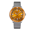 BRT Superocean Heritage '57 Highlands Capsule 38mm Mens Watch Yellow 2 Straps