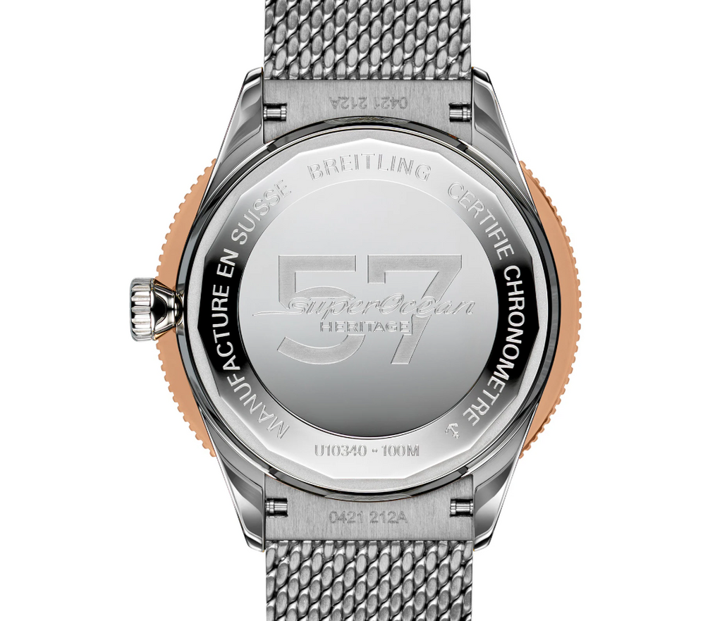 BRT Superocean Heritage '57 Highlands Capsule 38mm Mens Watch Brown 2 Straps