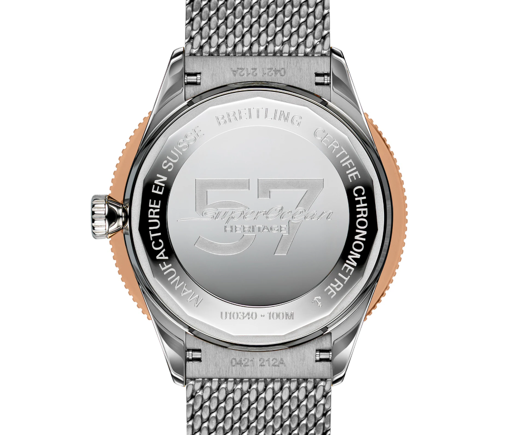 BRT Superocean Heritage '57 Highlands Capsule 38mm Mens Watch Brown 2 Straps