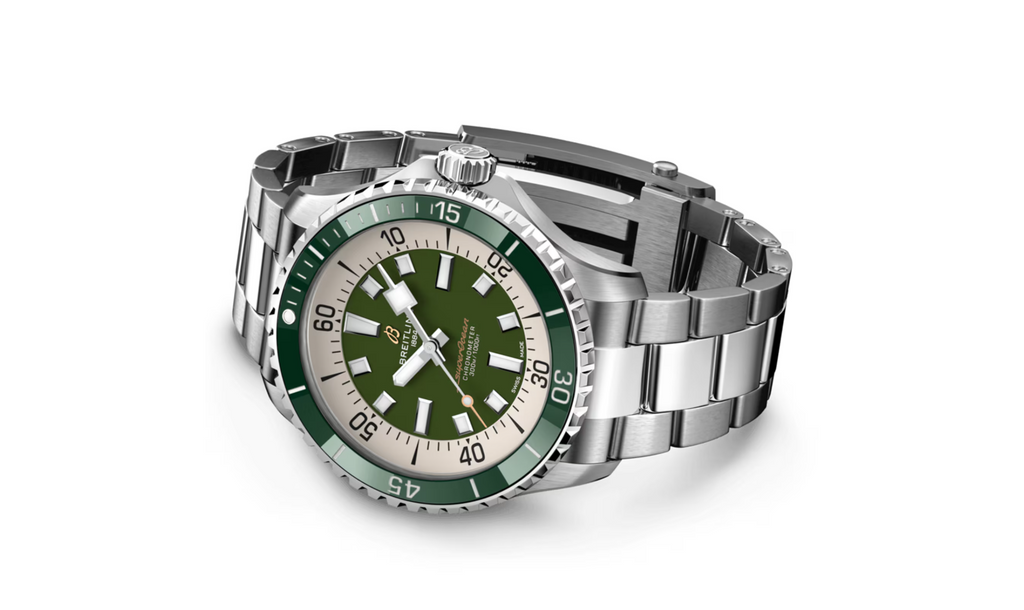 BRT Superocean Automatic 44 Stainless Steel - Green Watch
