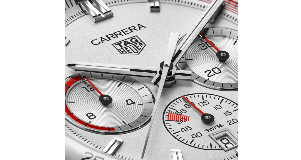 TGHR Carrera Chronosprint X Porsche Special Edition 42mm Mens Watch Silver