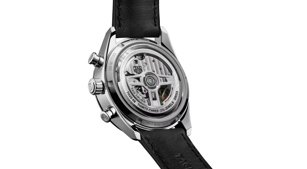 TGHR Carrera Chronosprint X Porsche Special Edition 42mm Mens Watch Silver