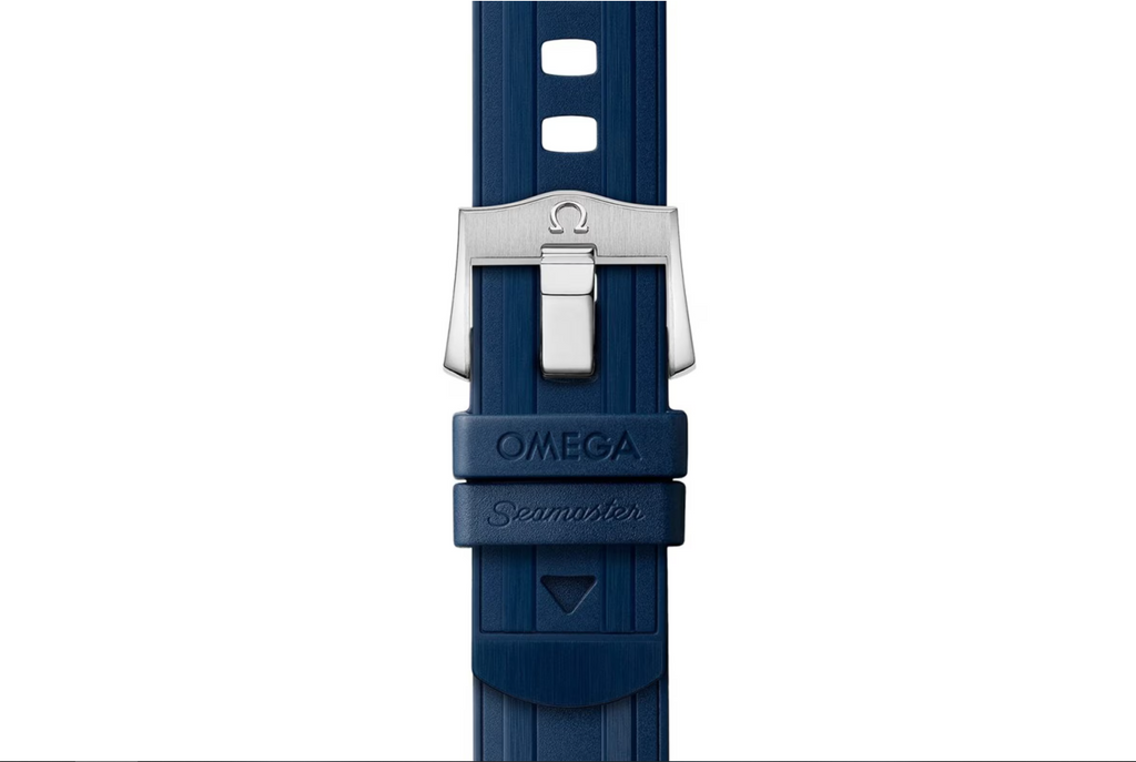OMG Seamaster Diver Americas Cup 300m 42mm Mens Watch White Rubber Strap