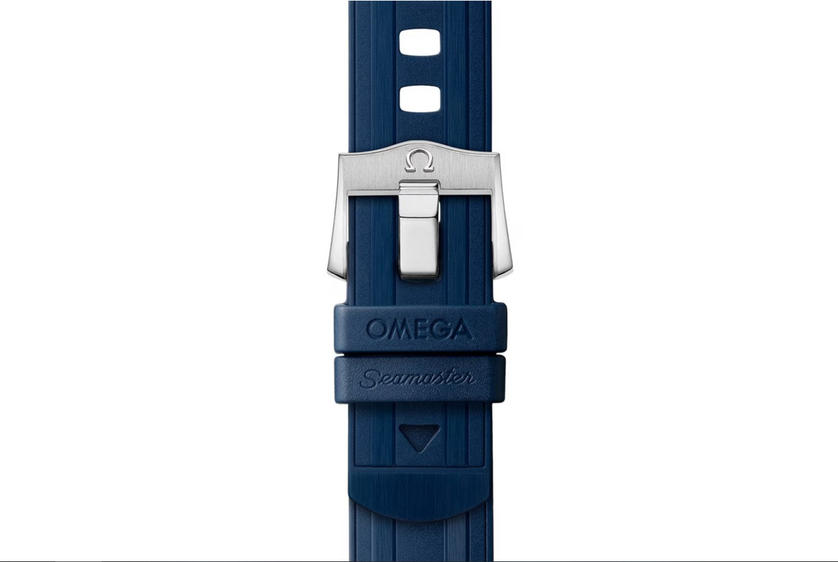 OMG Seamaster Diver Americas Cup 300m 42mm Mens Watch White Rubber Strap