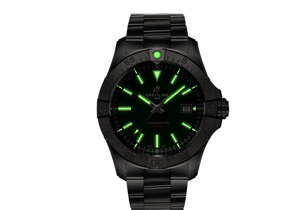 BRT Avenger Automatic 42mm Mens Watch Green Stainless Steel