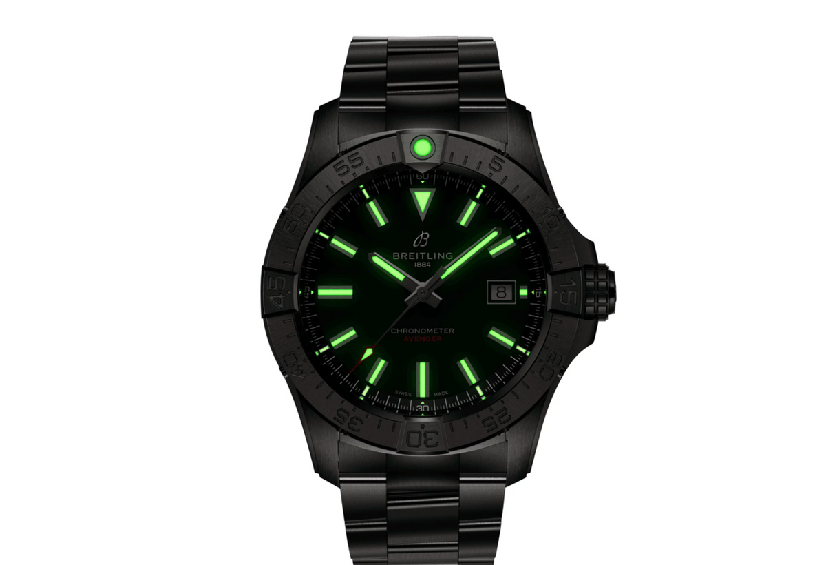 BRT Avenger Automatic 42mm Mens Watch Green Stainless Steel