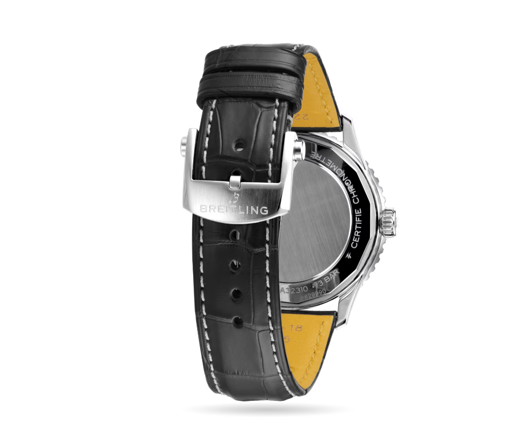 BRT Navitimer Automatic GMT 41mm Mens Watch Black