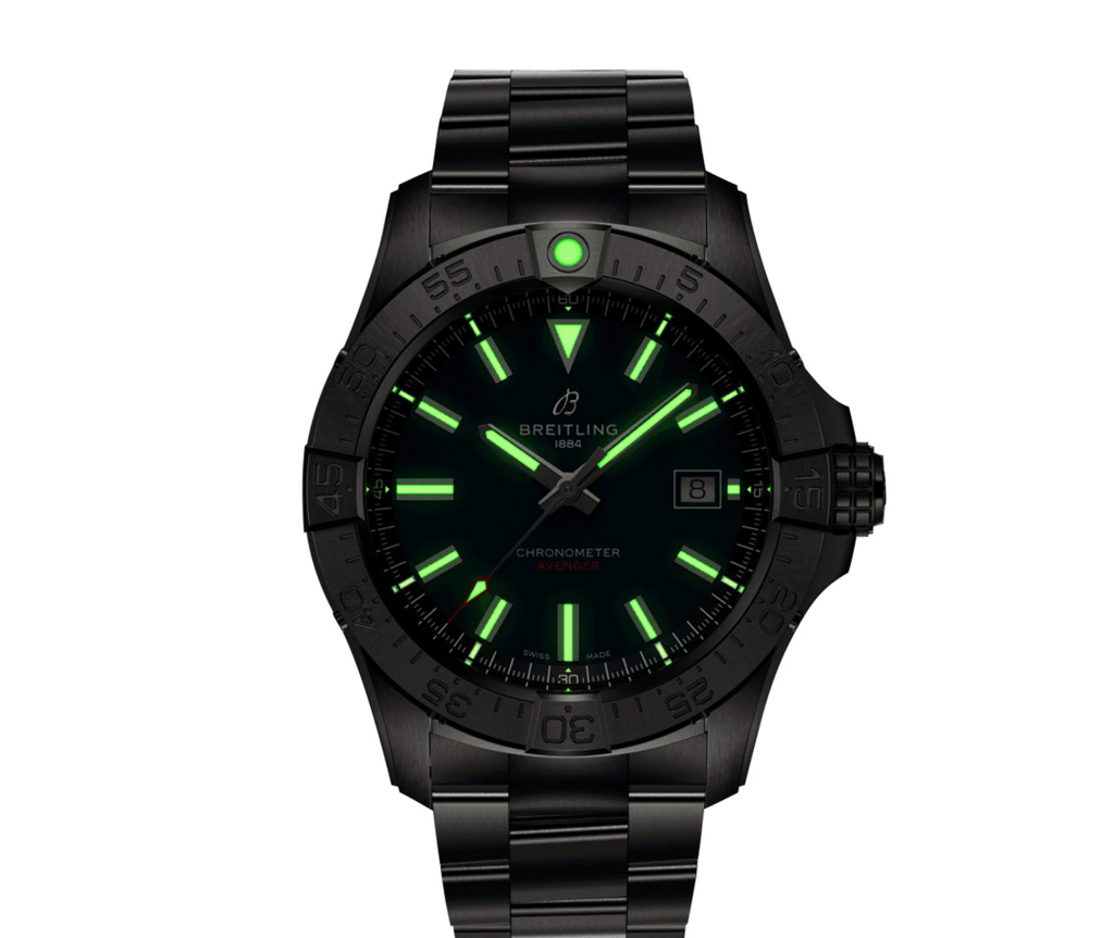 BRT Avenger Automatic 42mm Mens Watch Blue Stainless Steel