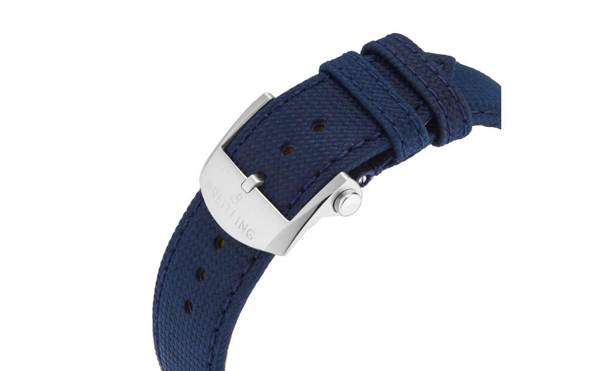 BRT Avenger Automatic 42mm Mens Watch Blue Leather