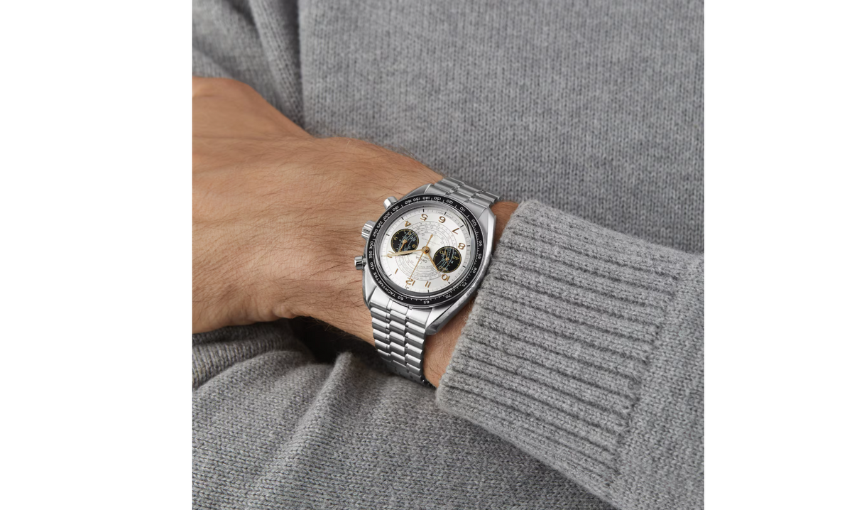 OMG Speedmaster Chronoscope Paris 2024 Olympics 43mm Mens Watch