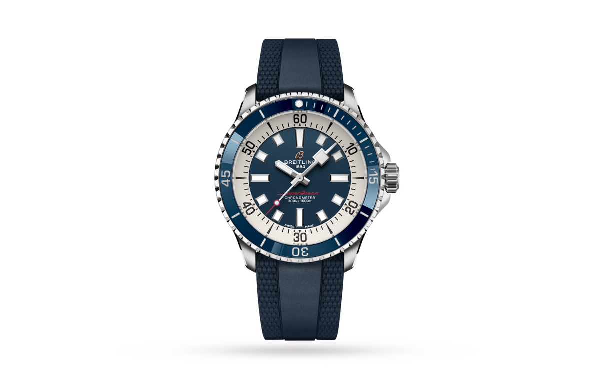 BRT Superocean Automatic 42 Stainless Steel Rubber Strap Watch